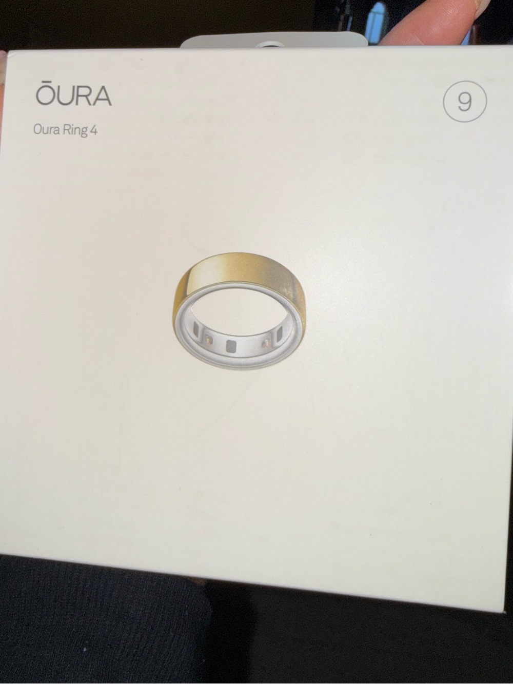 Oura Ring 4 Gold Finish (Size 9)